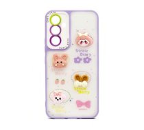 Aizmugurējais vāciņš iLike Apple iPhone 13 EPOXY CARTOON COVER Light Purple