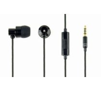 Pamatplate Amd Procesorsiem Gembird  Metāls Earphones With Microphone "paris" 3.5 Mm, Black, Built-in Microphone