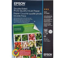 Epson Epson Double-Sided Photo Quality Inkjet Paper - Matt - A4 (210 x 297 mm) - 140 g/m2 - 50 Blatt Fotopapier - fur EcoTank ET-2650, 2750, 2751, 4750, WorkForce Pro RIPS WF-C879, WF-C5790