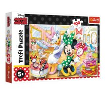 PUZZLE 100EL TREFL 16387 MINNIE W SALONIE KOSM12