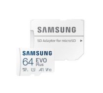 Atmiņas kartes Samsung  Evo Plus MicroSD 64GB