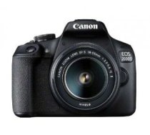 Digitālā fotokamera Canon  EOS 2000D 18-55 IS II EU26 SLR Camera Kit, Megapixel 24.1 MP, Image stabilizer, ISO 12800, Display diagonal 3.0 ", Wi-Fi, Video recording, APS-C, Black