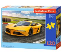 PUZZLE 120EL CASTORLAND YELLOW SPORTSCAR PUD27