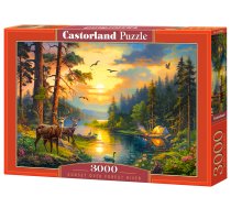 PUZZLE 3000EL CASTORLAND SUNSET OVER FORESTPUD14