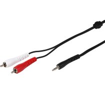 Vivanco cable 3.5mm - 2xRCA 1.5m (46702)