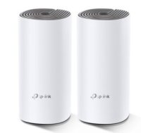 Rūteris Tp-link  C1200 Whole Home Mesh Wi-fi Sistēma Deco E4 (2-pack)	 802.11ac, 867+300 Mbit/s, 10/100 Mbit/s, Ethernet Lan (rj-45) Ports 2, Mesh Support Yes, Mu-mimo Yes, Antenna Type 2xinternal