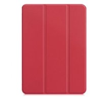 Maciņš grāmata iLike  iPad Air 4 10.9 / iPad Air 5 Tri-Fold Eco-Leather Stand Case Coral Pink