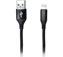 Kabelis Usb Msonic Usb-a - Lightning 1 M Melns (mlu623)