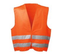 Oranža veste OSKAR ar divām atsarojošām līnijām