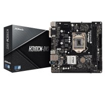 Mātesplate Asrock H310cm-dvs (lga 1151; 2x Ddr4 Dimm; Micro Atx)