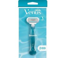 Gillette Gillette for Women Venus Rasierer Smooth, inkl. 2 Klingen langlebiges Klingendesign, 3 Klingen, ergonomisches - 1 Stück (8001090585752)