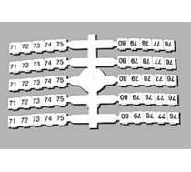 Eti-polam Oznacznik Elastīgs Sliežu Savienotāja Eo3 /l1, L2, L3, N, Pe/ 40x5szt. (003901816)