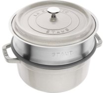 Zwilling Katls čuguna Apaļš Ar Ieliktni Staub La Cocotte 40508-822-0 - 3.8 Ltr. Balta Trufla