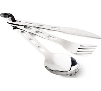 Gsi Outdoors Komplekts Galda Piederumu Glacier Stainless 3 Pc Ring Cutlery