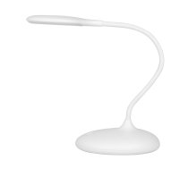 Ring led lamp snake on the desk white