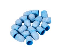 Exo blue med abrasive cap 10mm /80 20pcs Hard Cap