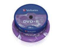 PLYTA DVD+R 4,7GB VERBATIM X16 CAKE PUD A`25