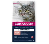 Eukanuba Grain Free Senior Salmon - Sausa Barība Kaķu - 2 Kg