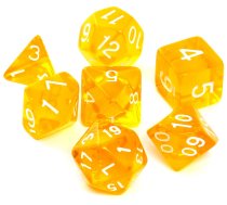 REBEL RPG Dice Set - Crystal - Yellow