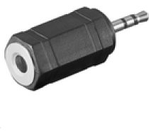 Adapteris Av Microconnect Jack 2.5mm - Jack 3.5mm Melns (audasm)