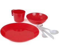 Gsi Outdoors Komplekts Trauku Cascadian 1 Person Table Set Red (77311)