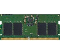 Atmiņa Portatīvajam Datoram Kingston Sodimm, Ddr5, 8 Gb, 4800 Mhz, Cl40 (kvr48s40bs6-8)