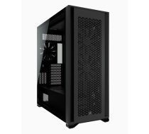 Datoru korpusi Corsair  Tempered Glass PC Case 7000D AIRFLOW Side window, Black, Full-Tower, Power supply included No