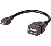 Adapteris Usb Akyga Microusb - Usb Melns  (ak-ad-09)