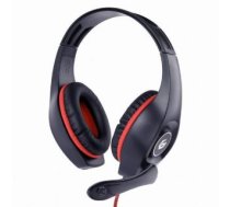 Vadu austiņas Gembird  HEADSET GAMING/RED/BLACK GHS-05-R