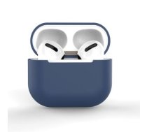 Aizmugurējais vāciņš Hurtel - Case for AirPods 3 Silicone Soft Headphone Cover Dark Blue (Case C)