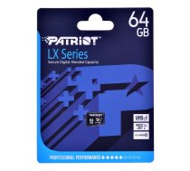 Patriot LX Series microSDHC 64GB Class 10 UHS-I