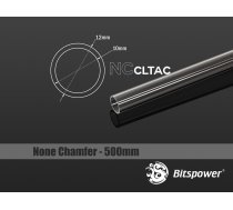 Bitspower Crystal Link Tube 12/10mm, 500mm, Caurspīdīgs (bp-ncclt12ac-l500)