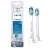 Zobu birste Philips  Toothbrush Brush Heads HX9022/10 Sonicare C2 Optimal Plaque Defence Heads, For adults, Number of brush heads included 2, Sonic technology, White