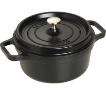 Staub Katls Staub čuguna Apaļš 2.6 Ltr Melns