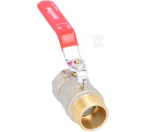 Standard nickel plated ball valve with a gland, PN16, 1 "PN16 with steel lever, N-W version, 16 bar/120C