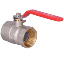 Standard nickel-plated ball valve with a gland, PN16, 1 1/4" PN16 with steel lever, N-N version, 16 bar/120C