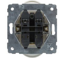 Socket 2X2P+Z - 16 A - 250 V ~ - screw terminals - can be mounted in multi-flow frames, WHITE SUNO