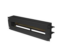 Voltage Distribution Panelis 3u 19 Inches With Din Ts-35 Rail, Black