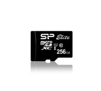 Karte Atmiņas Silicon Power Microsdxc Elite 256gb Cl10 Uhs-1 (u1) + Adapteris Microsd-sd (sp256gbstxbu1v10sp)