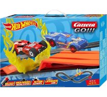 Carrera Trase Go!!! Hot Wheels 4,3m + Tramplīns 63517 Carrera