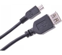 Kabelis Usb Cabletech Usb-a - Miniusb Melns (kpo2905-1)