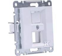 LUMINA Keystone Jack double plate, white