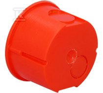 Flush-mounted box ONNLINE PRO PK-60 red, IP 20