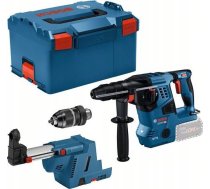 Triecienurbjmašīna Bosch Bosch Cordless Hammer Drill Gbh 18v-28 Cf Professional, With Gde 18v-16 (blue/black, Without Battery And Charger, In L-boxx)