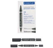 Staedtler Pildspalva Divpusējs Lumocolor Duo 348 Melns