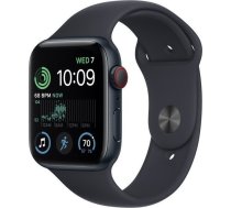 Smartwatch Apple Watch Se 2022 Gps + Cellular 44mm Midnight Alu Sport Tumši zils  (mnpy3wb/a)