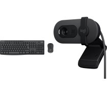 Tastatūra + Pele Logitech Mk370 Combo For Business (920-012077) + Brio 100 (960-001585)