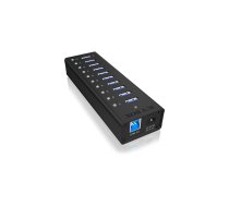 Rūteris Raidsonic  10 port USB 3.0 Hub Icy Box IB-AC6110 Black