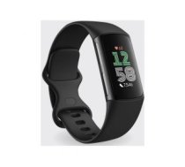 Viedpulksteni Fitbit  Charge 6 Smart Watches, Obsidian, Black Aluminum