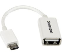 Adapteris Usb Startech Microusb - Usb Balts  (uusbotgw)